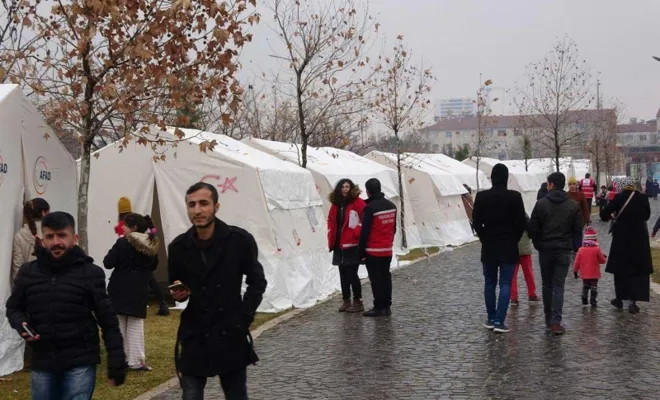 Meteorolojiden deprem bölgesi için kar uyarısı 
