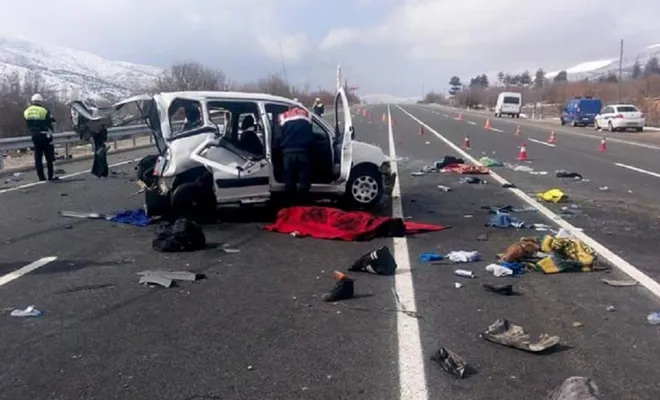 Türkiye'de 2019'da 175 bin ölümlü ve yaralanmalı kaza meydana geldi