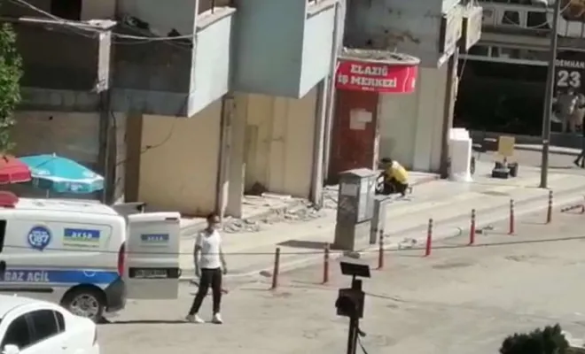 Doğalgaz borusundaki sızıntı korkulu anlar yaşattı