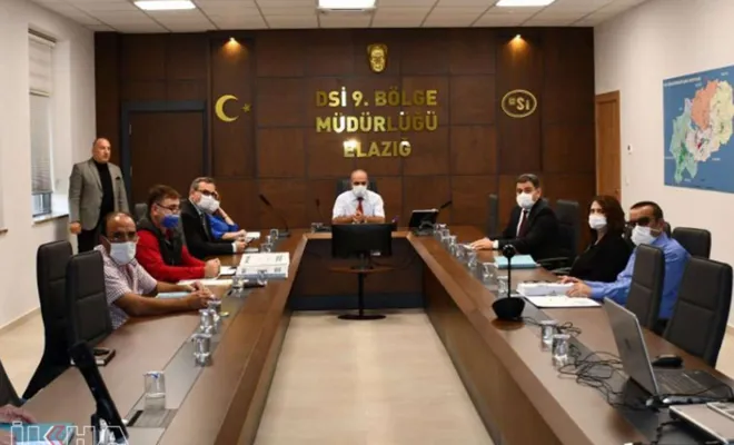 Elazığ'da "Köklüce Barajı Planlama-Değerlendirme Toplantısı" yapıldı 