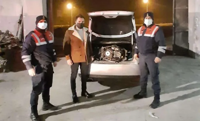 Malatya’da tekne motoru çalan şahıs Elâzığ`da yakalandı