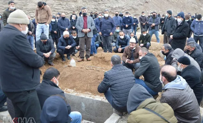 Maden ocağı kazasında vefat eden şahıs defnedildi