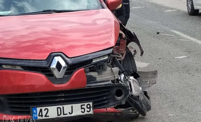 Kovancılar`da motosiklet kazası: 1 yaralı