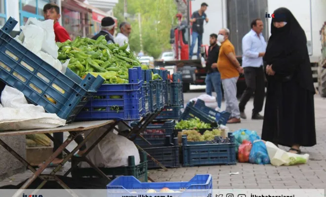Palu`da Organik ürün satan çiftçiler pazar yeri talep ediyor 