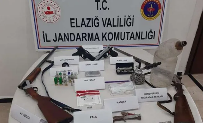 Elazığ'da uyuşturucu operasyonu: 24 gözaltı