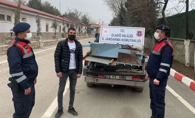 Elazığ’da hırsızlar suçüstü yakalandı