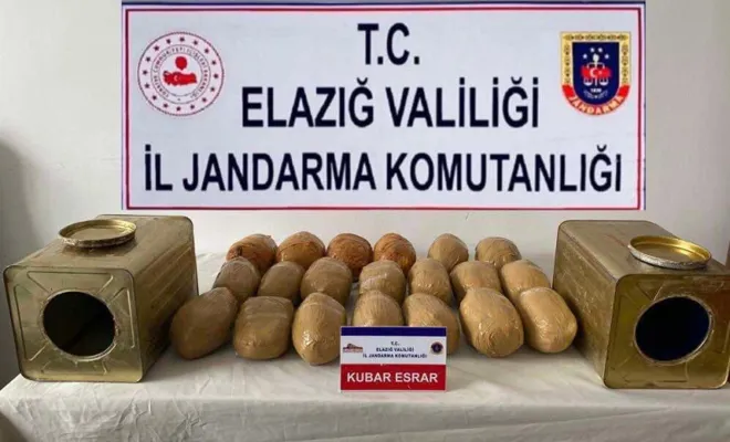 Elazığ’da kaçak tütün operasyonu