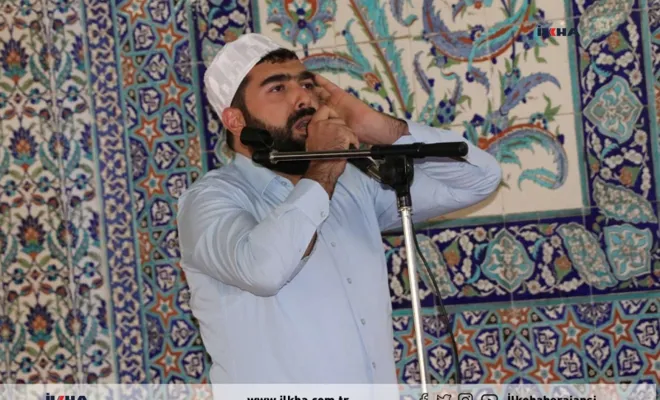 Şanlıurfa`da ezan okuma birincisi Elazığ`dan