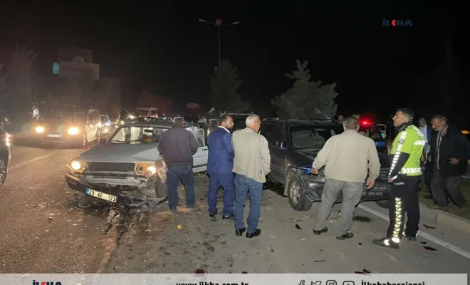 Elazığ'da 7 araç birbirine girdi: 6 yaralı 