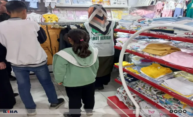 Kovancılar Umut Kervan gıda kolisi ve giyim yardımında bulundu 