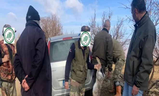 Elazığ’da kaçak avcılık yapan 8 şahsa idari işlem uygulandı