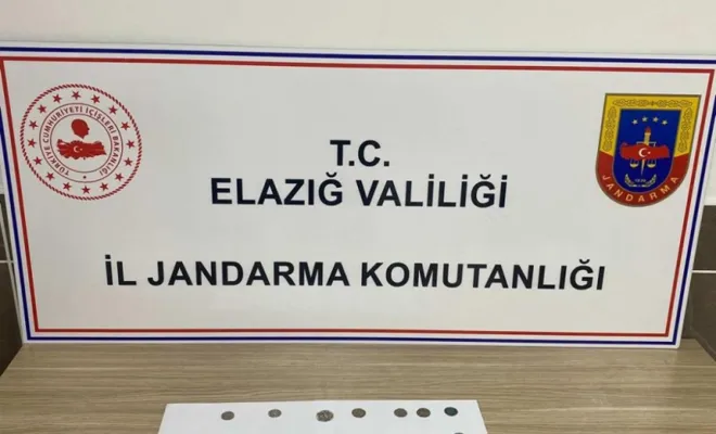 Gülüşkür Köprüsü Kontrol noktasında 14 sikke ele geçirildi 