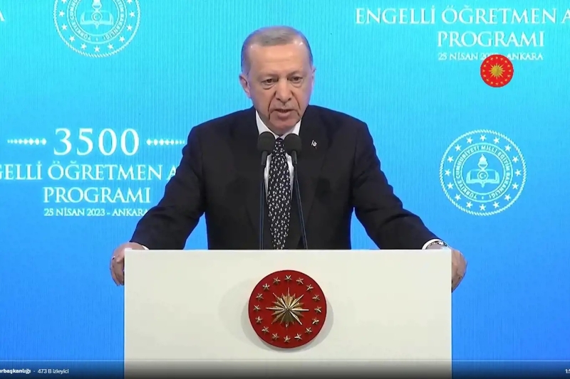 Cumhurbaşkanı Erdoğan: Mayıs ayında 45 bin sözleşmeli öğretmen ataması planlıyoruz