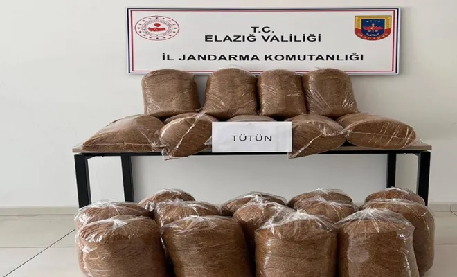 Kovancılar’da 165 Kilo Kaçak Tütün Ele Geçirildi