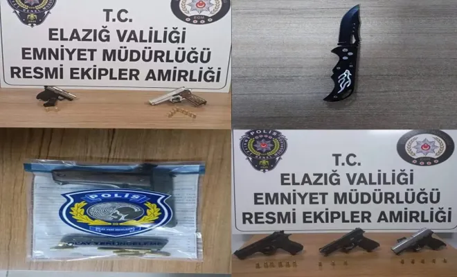 Elazığ'da asayiş uygulaması gerçekleştirildi 