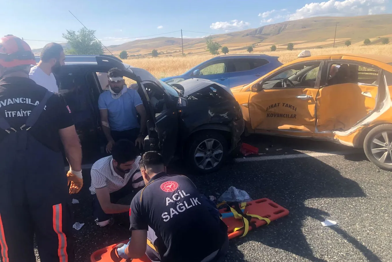 Kovancılar’da Trafik Kazası: Bir Yaralı